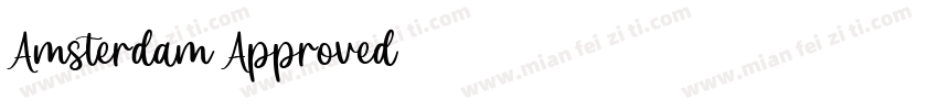 Amsterdam Approved字体转换
